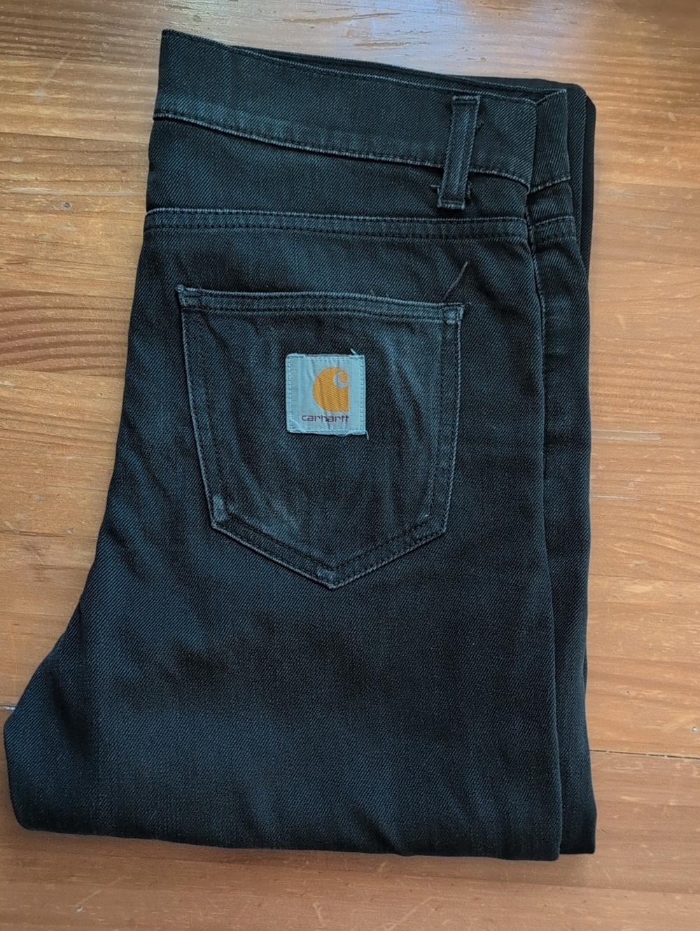 Carhartt WIP Men's Black Slim Jeans